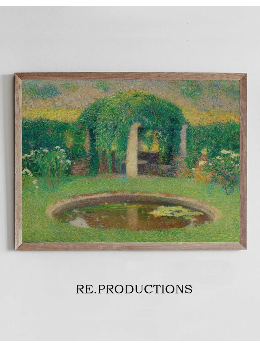 Petit Bassin Pr's de la Tonnelle Sud de Marquayrol (jardin de L Artiste)