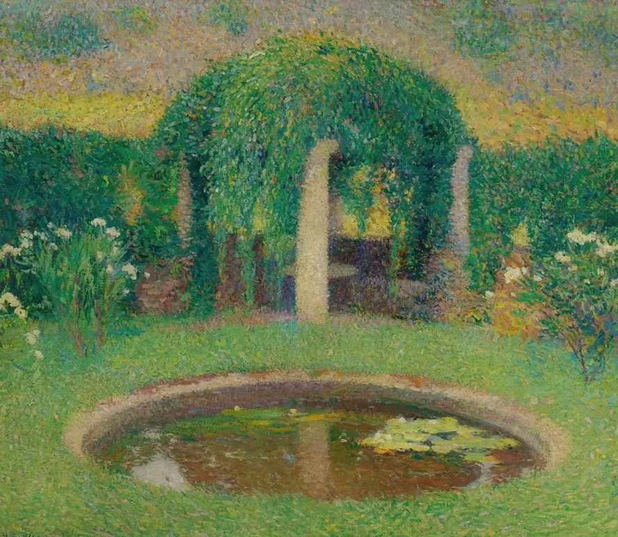 Petit Bassin Pr's de la Tonnelle Sud de Marquayrol (jardin de L Artiste)