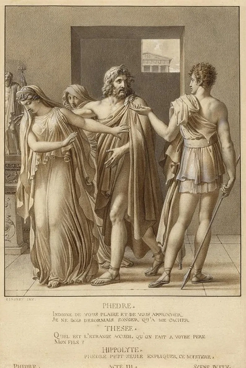 Phaedra Rejecting the Embraces of Theseus