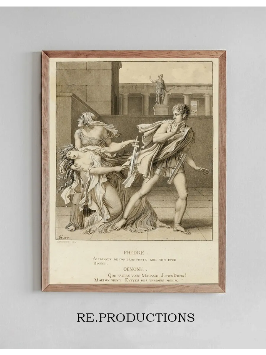 Phaedre, Having Declared Her Passion, Attempts to Kill Herself with the Sword of Hippolytus
