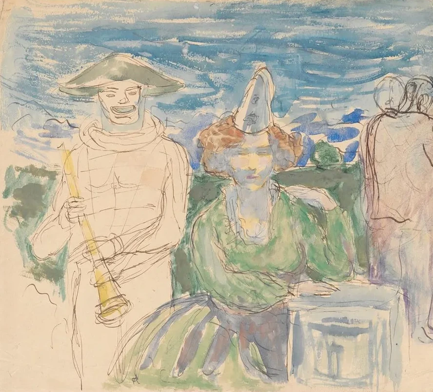 Pierotka and Harlequin
