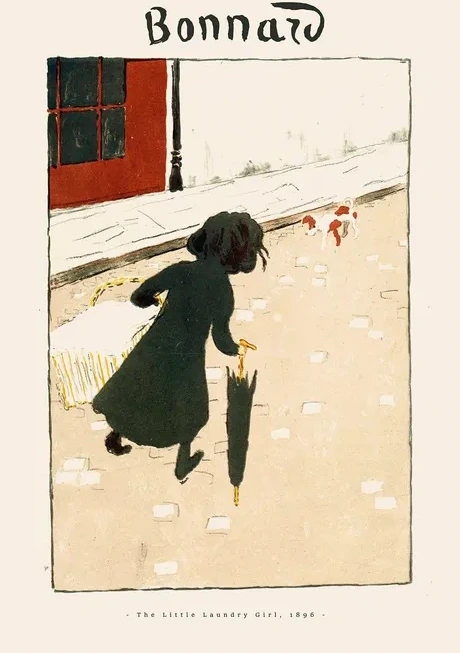 Pierre Bonnard - Little Laundry girl