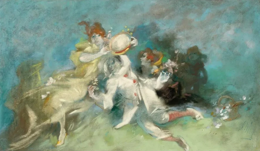 Pierrot and Columbine