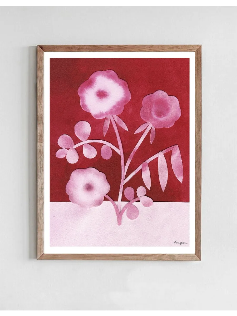 Pink Peas in Bloom