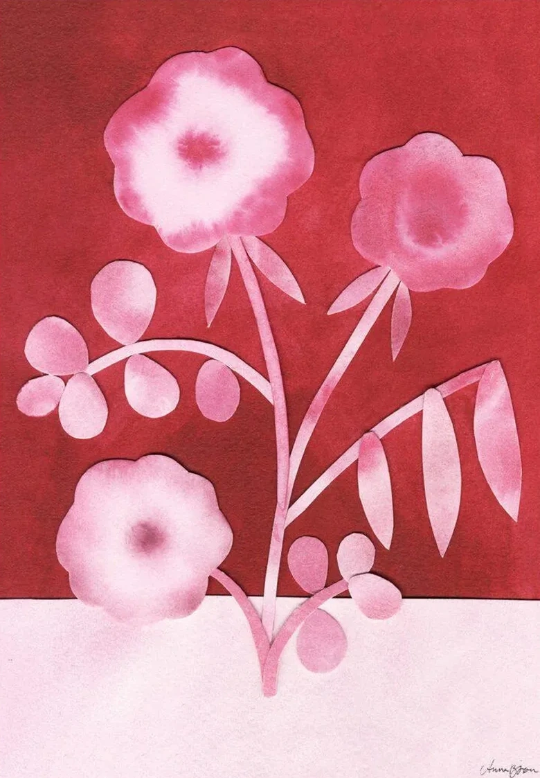 Pink Peas in Bloom