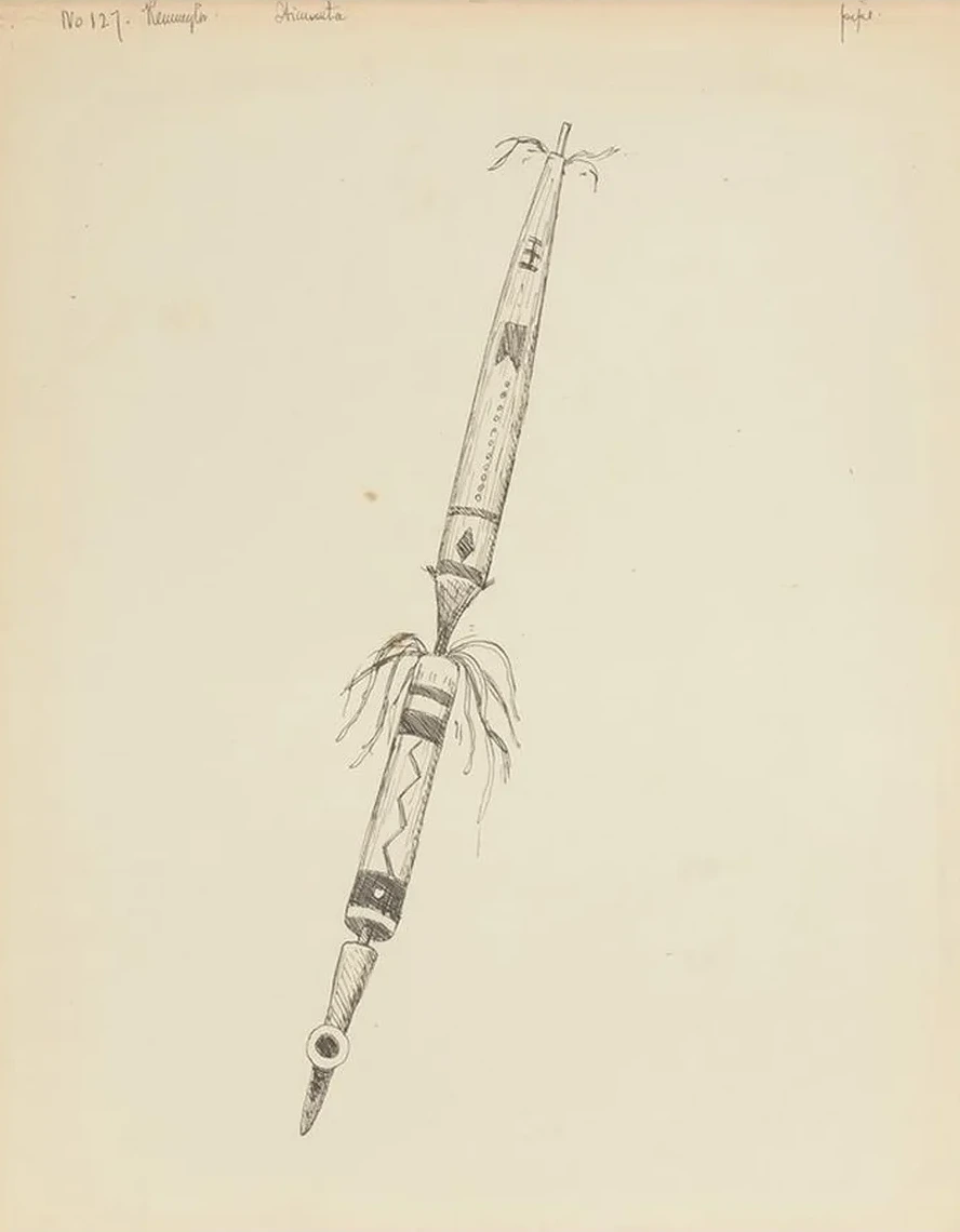 Pipe, Illustration from the Song of Hiawatha