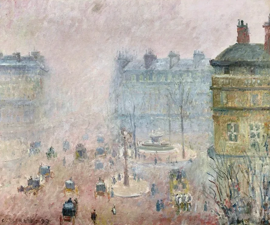 Place du Theatre Francais,Fog Effect