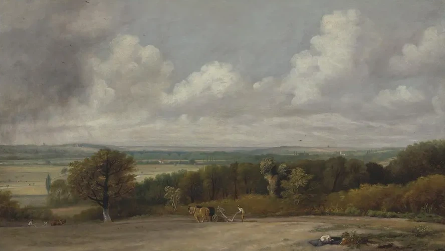 Ploughing Scene in Suffolk