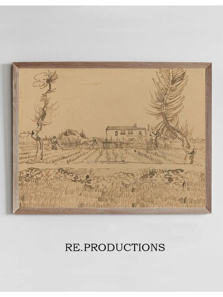 Ploughman in the Fields Near Arles