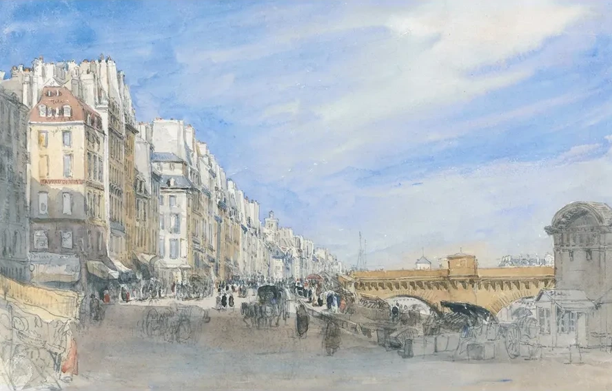 Pont Neuf from the Quai de l Ecole, Paris