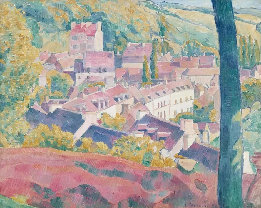 Pont - Aven Seen from the Bois d Amour