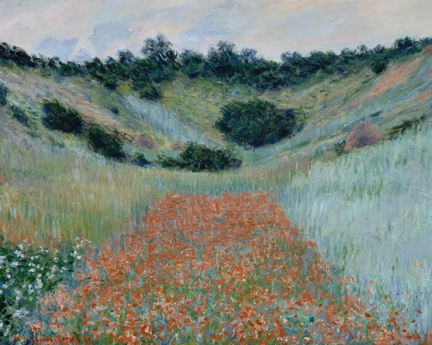 Poppy Field in a Hollow near Giverny