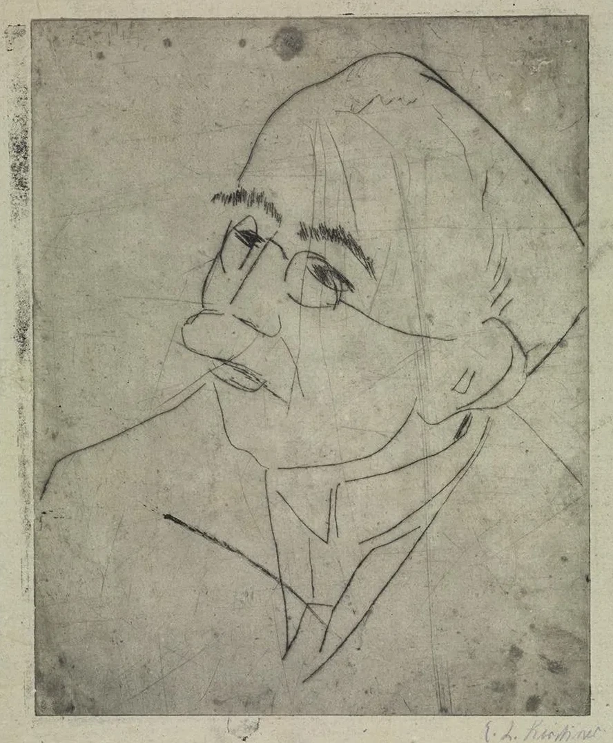 Portr t Gustav Schiefler I