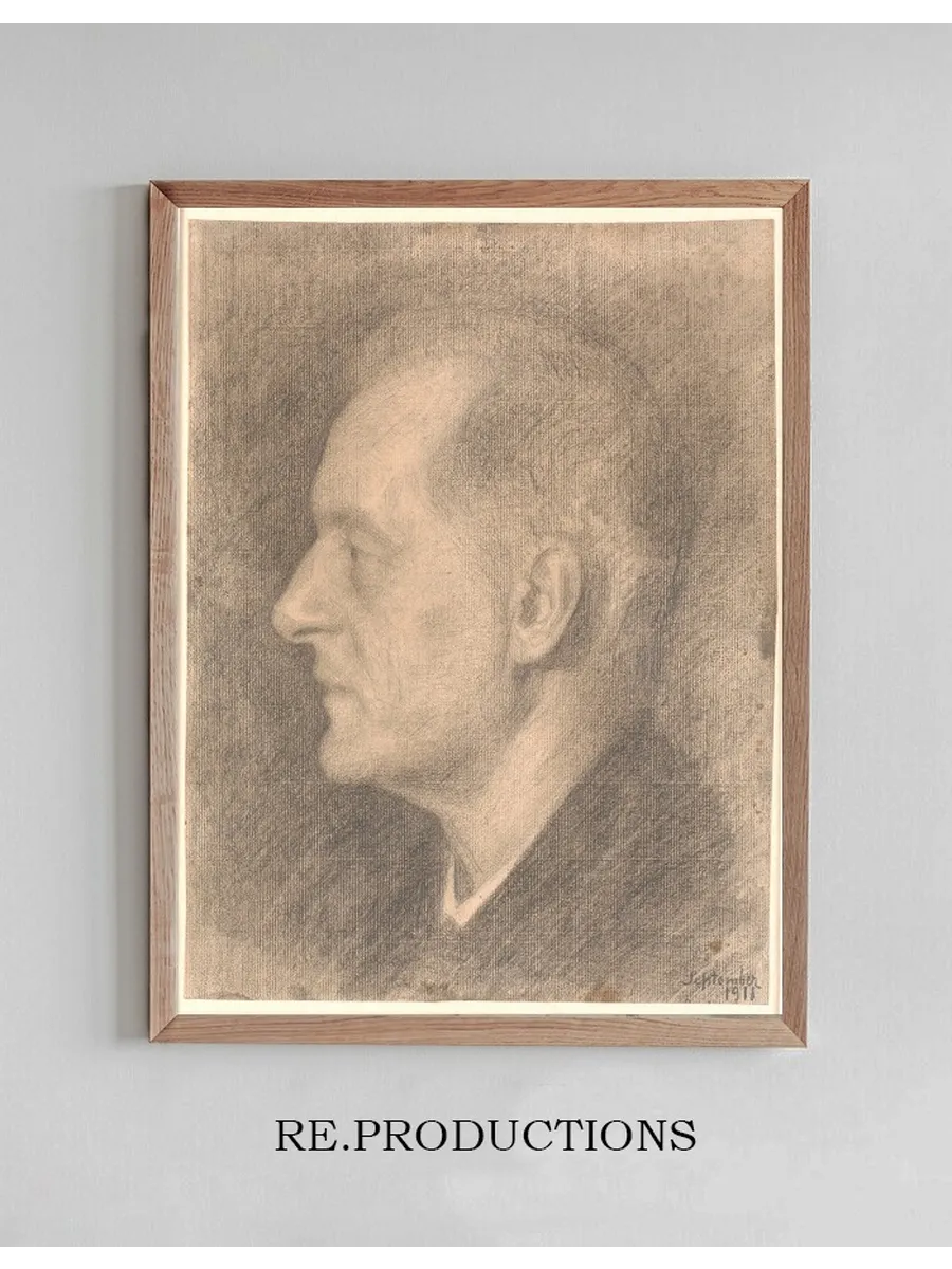 Portr T af Alfred Bramsen, Profil MV