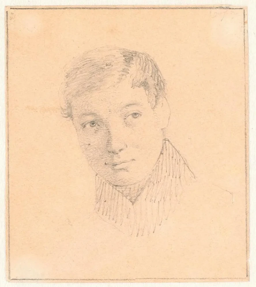 Portr T af Lorentz Ludvig Mozart Waagepetersen