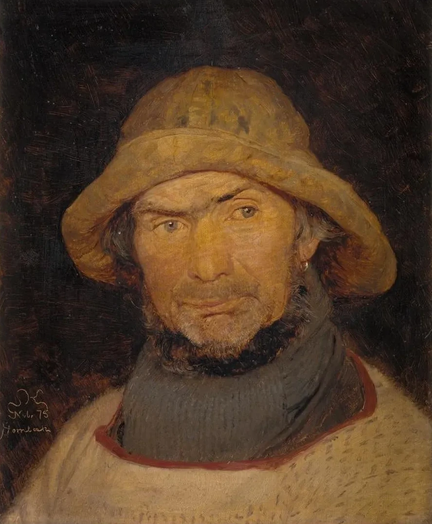 Portr T af En Fisker Fra Hornb K