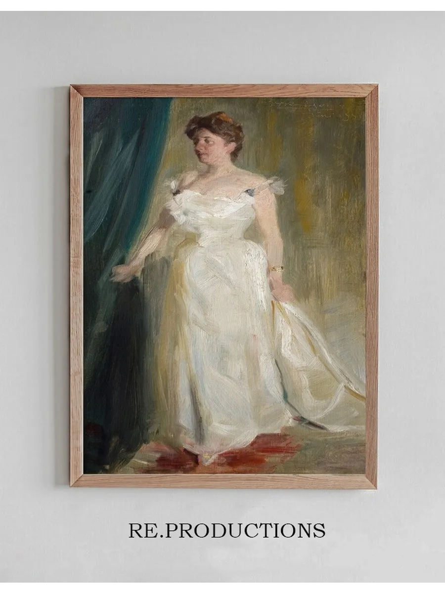 Portr T af Lensgrevinde Lillie Suzanne Raben - Levetzau