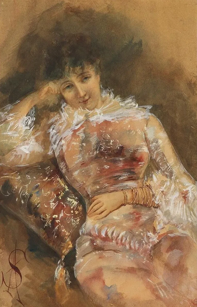 Portr t der Sarah Bernhardt