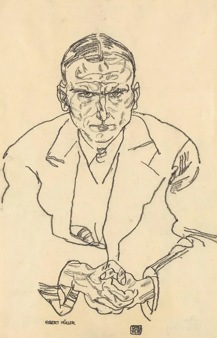 Portr T Des Schriftstellers Robert M Ller