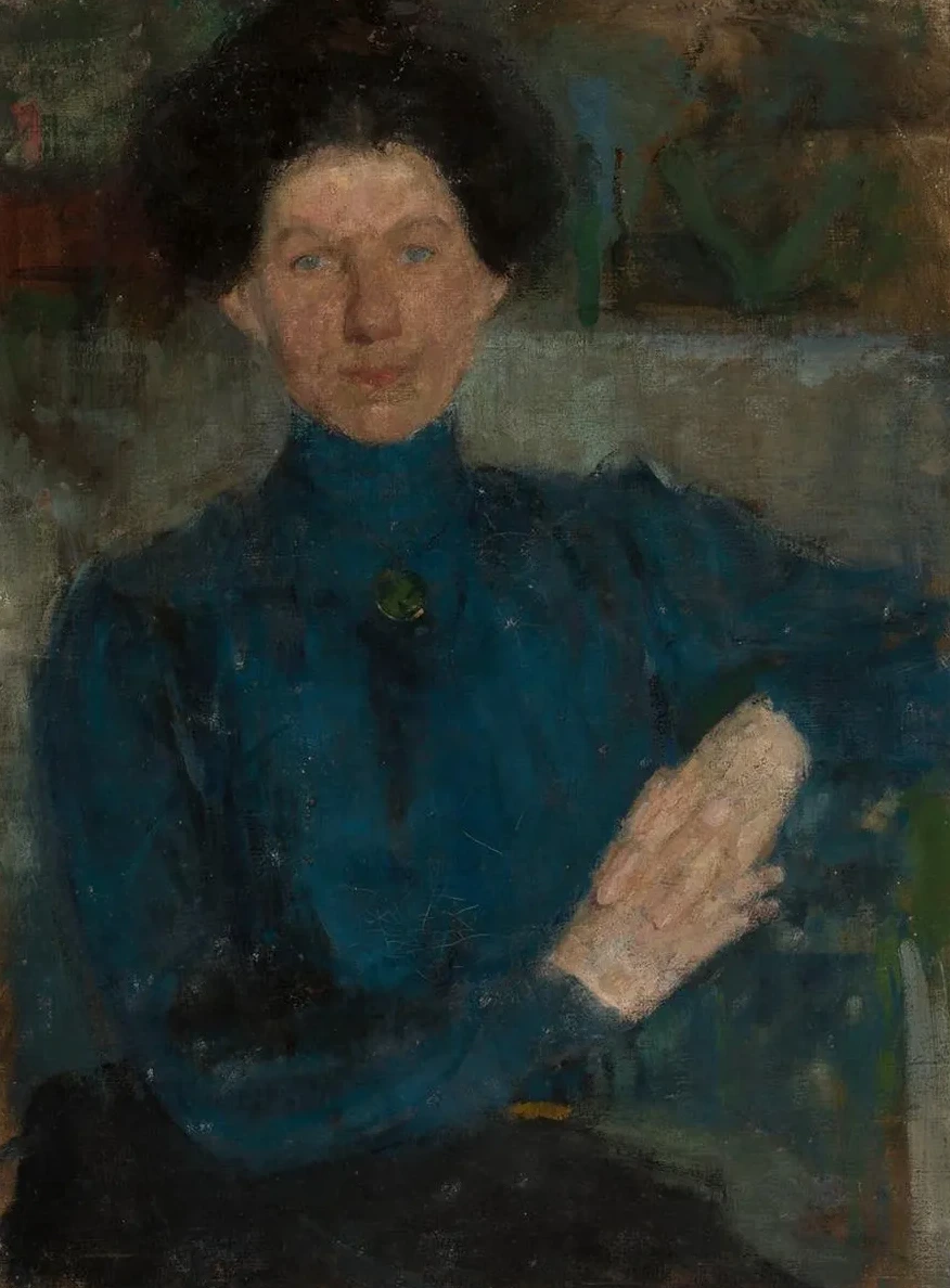 Portraif of Maria Ko Niewska - Kalinowska (1875 1968), Painter