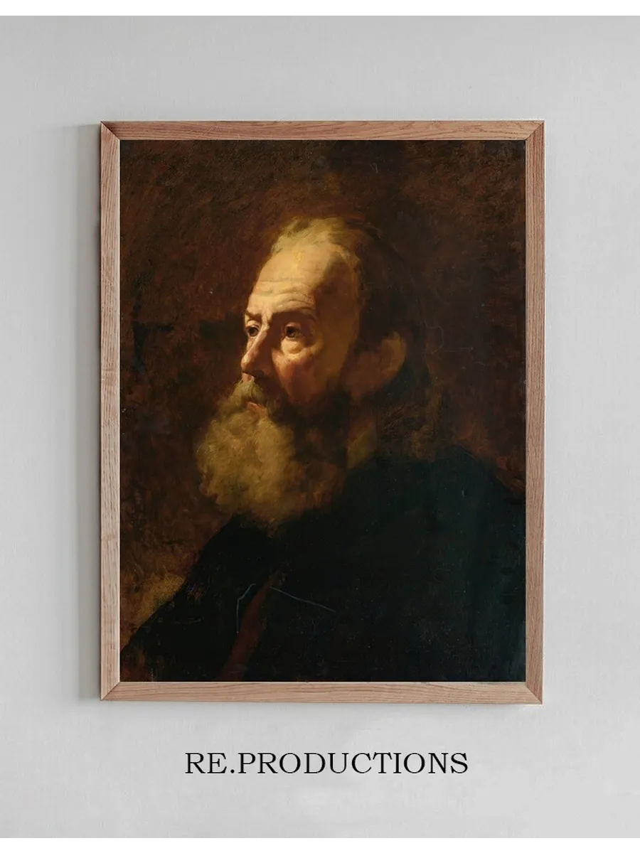 Portrait Of A Bearded Man, Bust Length