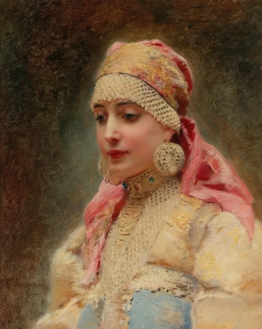 Portrait Of A Boyarina