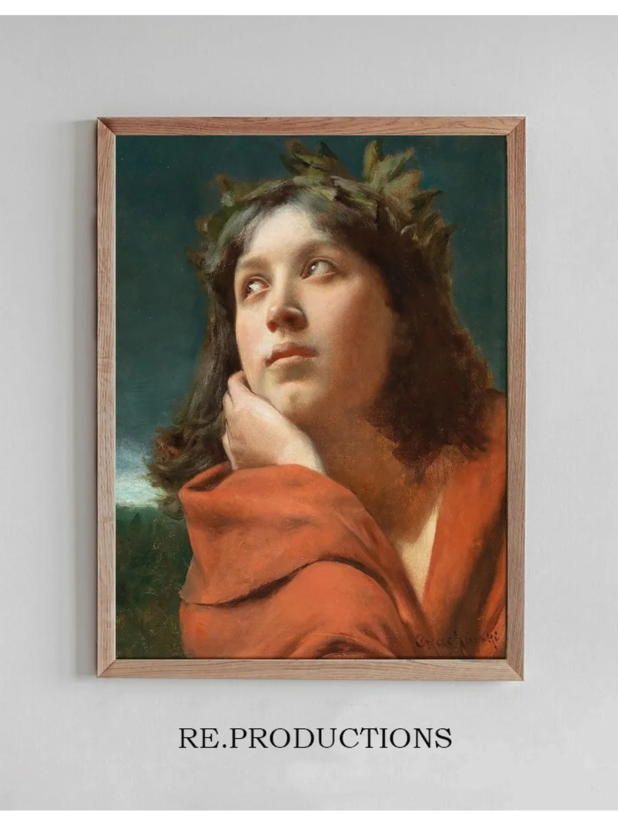 Portrait Of A Girl With Laurel Wreath