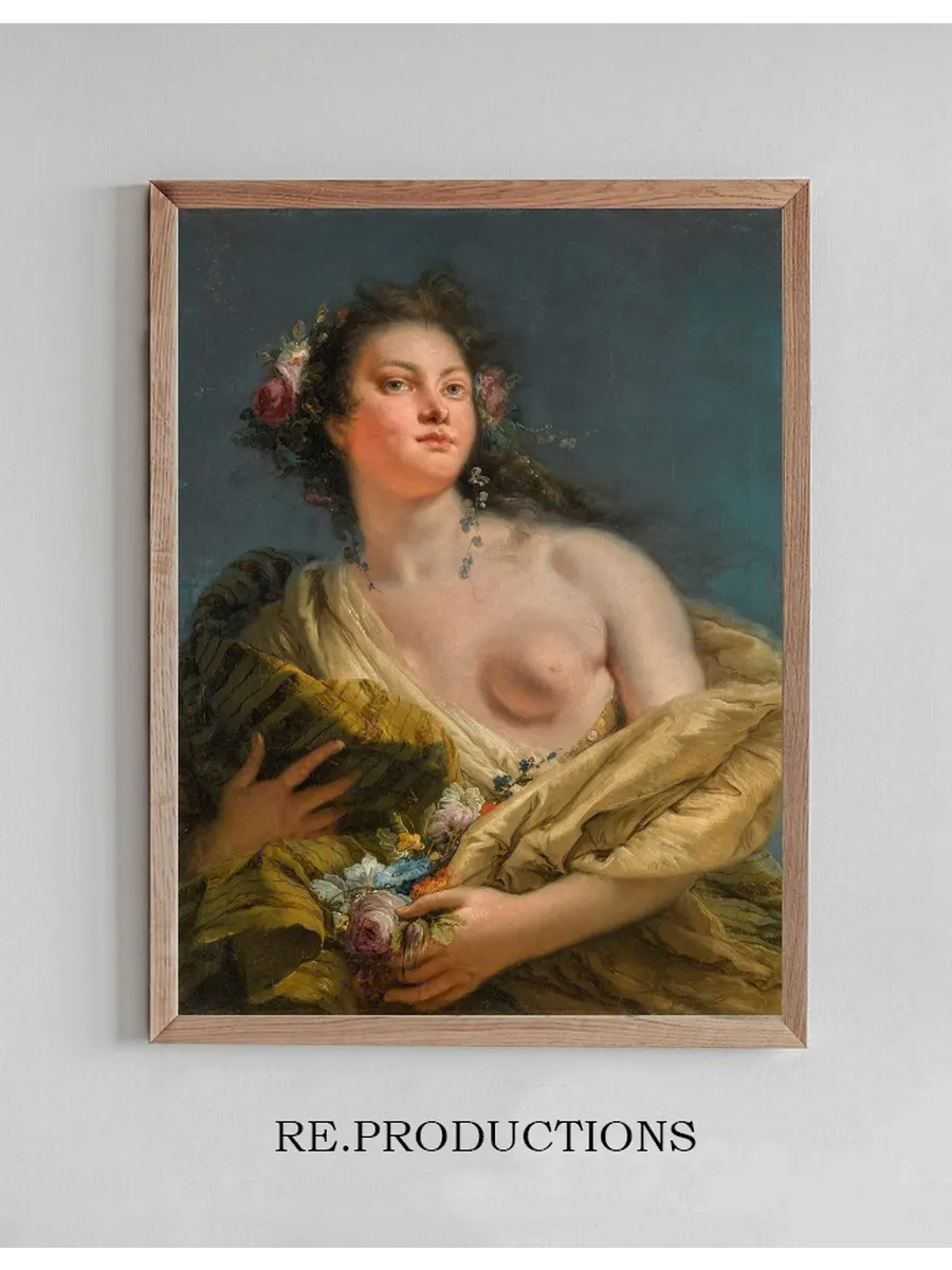 Portrait Of A Lady As Flora