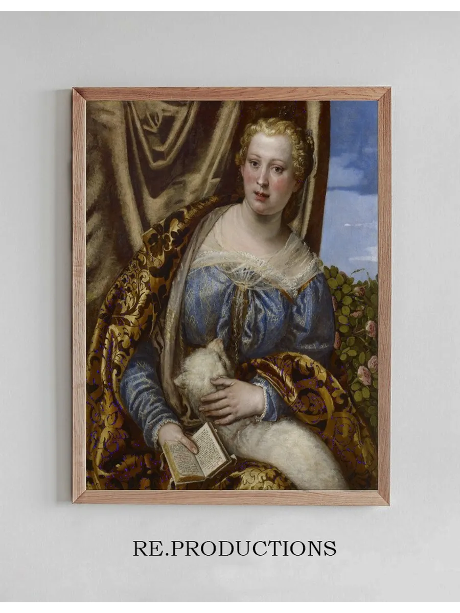 Portrait Of A Lady As Saint Agnes
