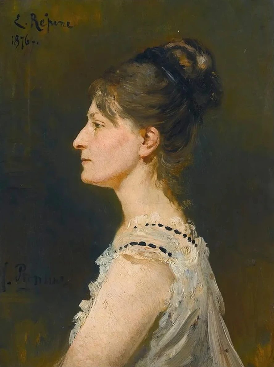 Portrait Of A Lady Said To Be Maria Grigorievna Ge (1854 - 1932)