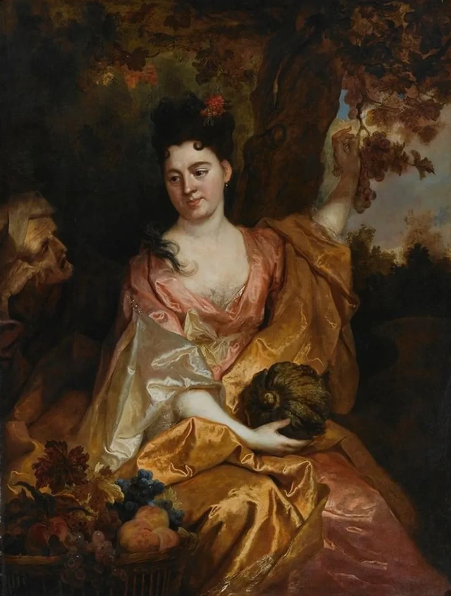 Portrait Of A Lady asPomona, beside her Vertumnus