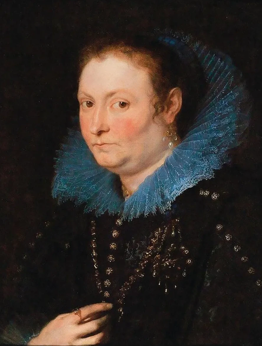 Portrait Of A Lady, Half - Length, Said To Be A Genoese Noblewoman