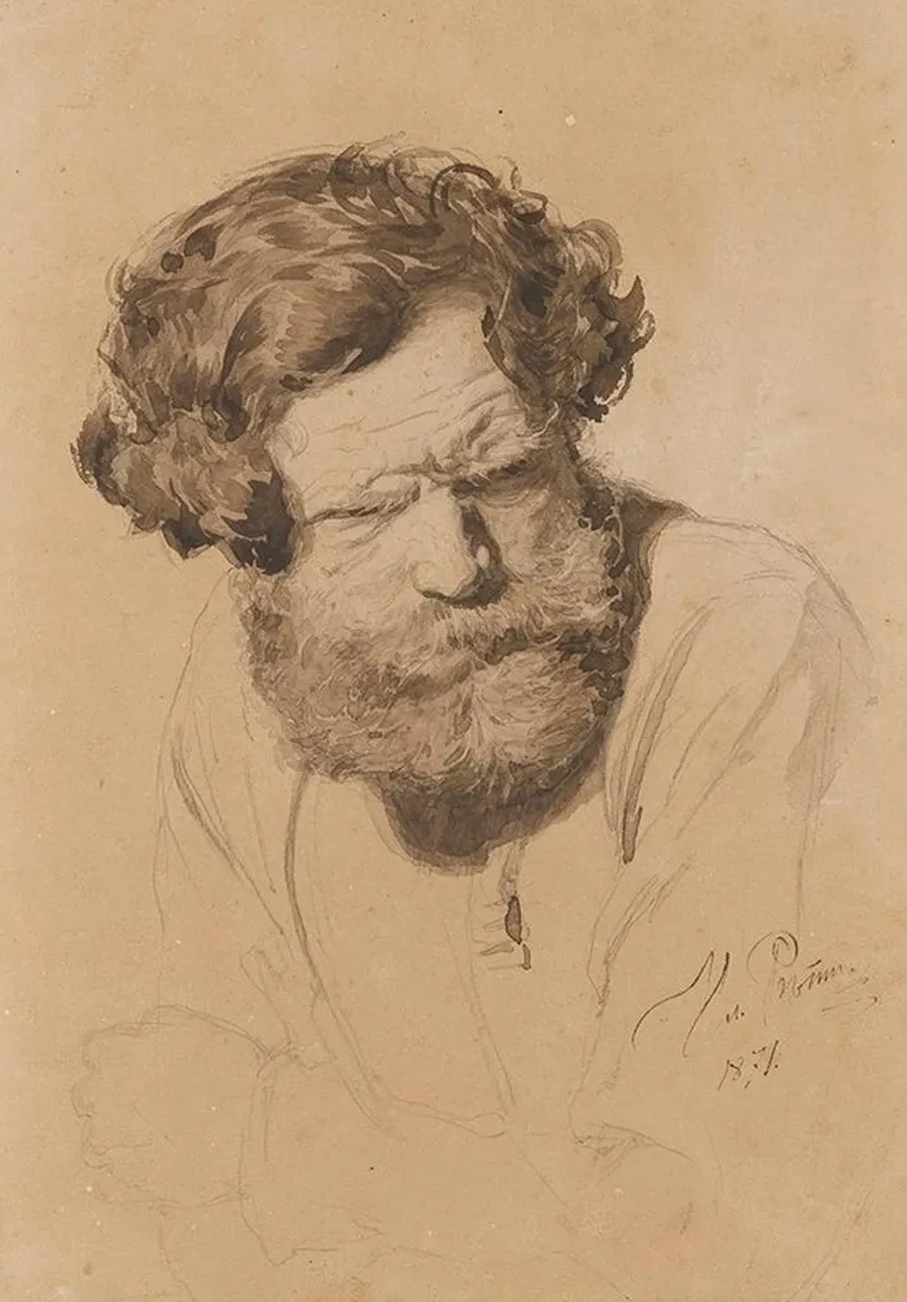 Portrait Of A Russian Peasant