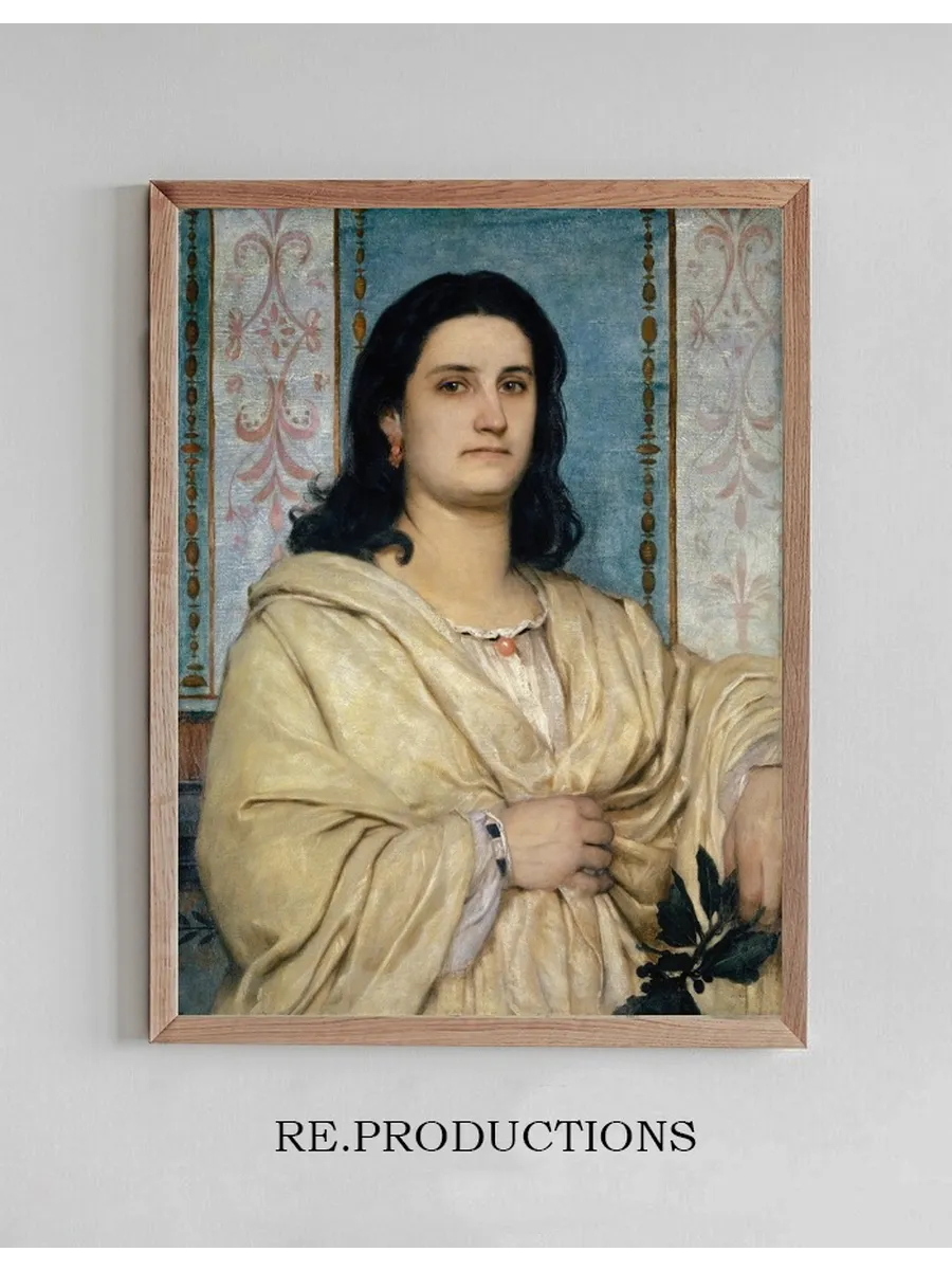 Portrait Of Angela B cklin As A Muse