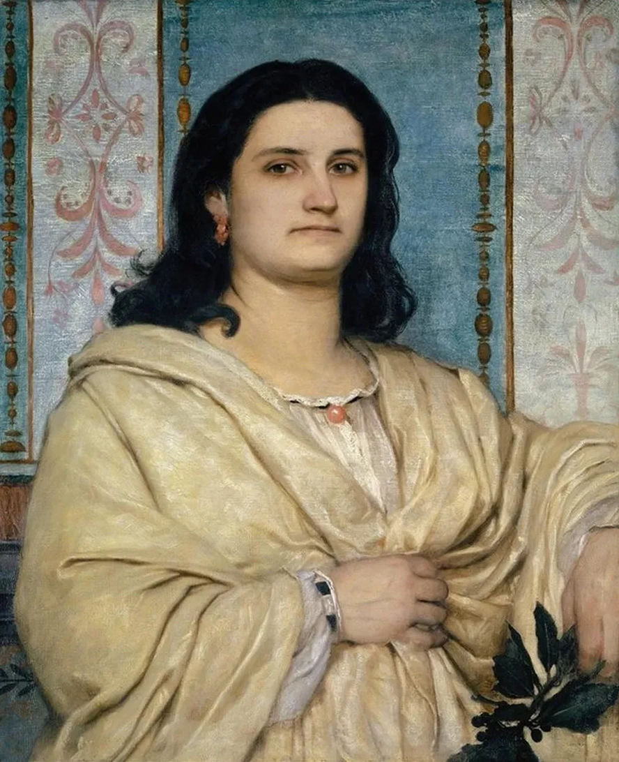 Portrait Of Angela B cklin As A Muse