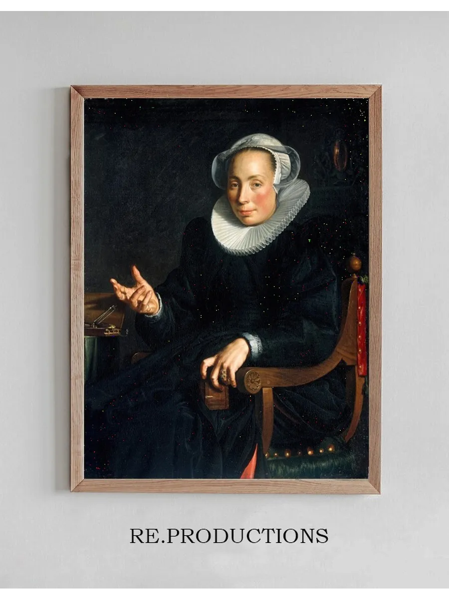 Portrait Of Christina Wtewael Van Halen (1568 - 1629)