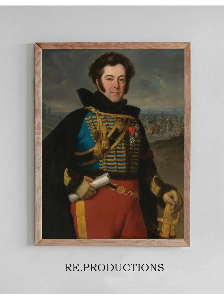 Portrait Of Colonel Auguste - Frederic - Bon - Amour, Marquis De Talhou t