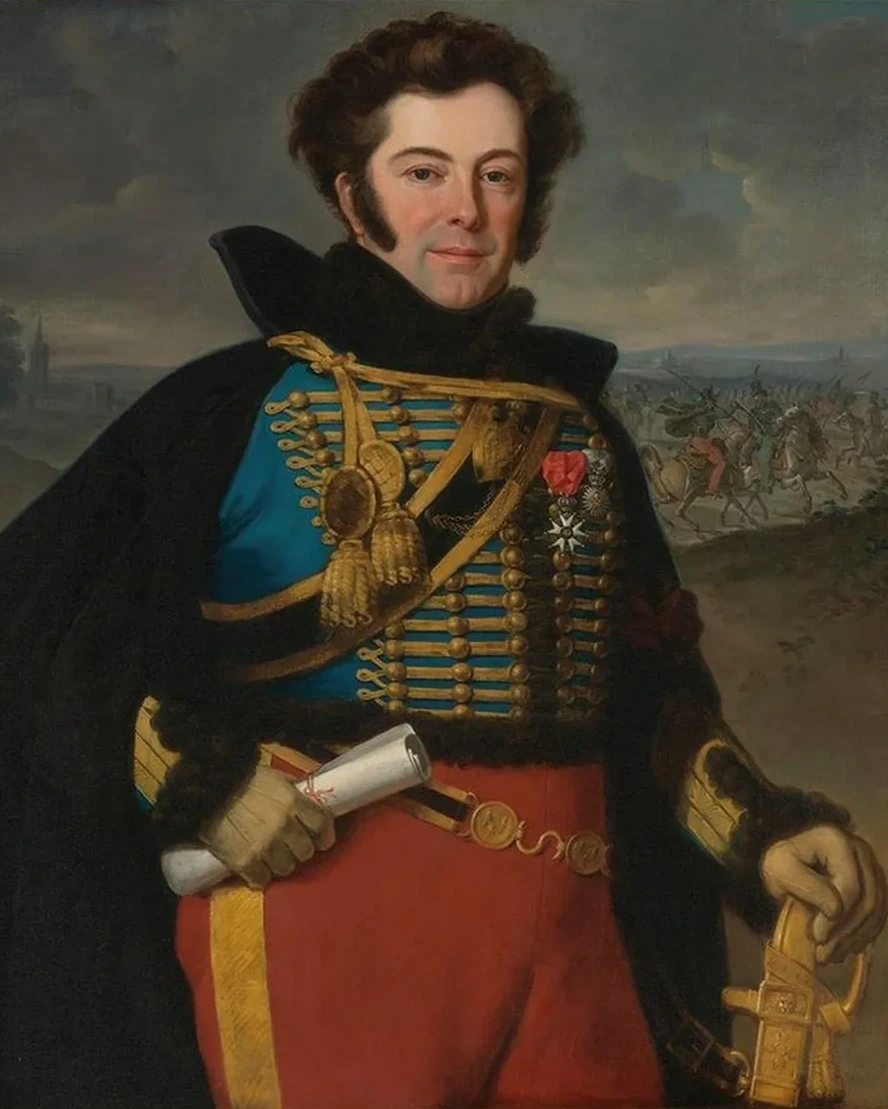 Portrait Of Colonel Auguste - Frederic - Bon - Amour, Marquis De Talhou t