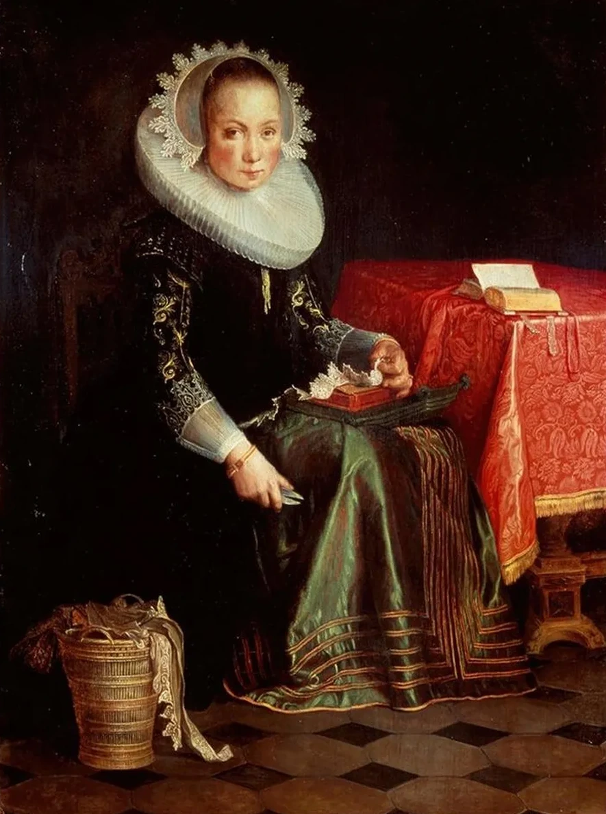 Portrait Of Eva Wtewael (1607 - 1635)