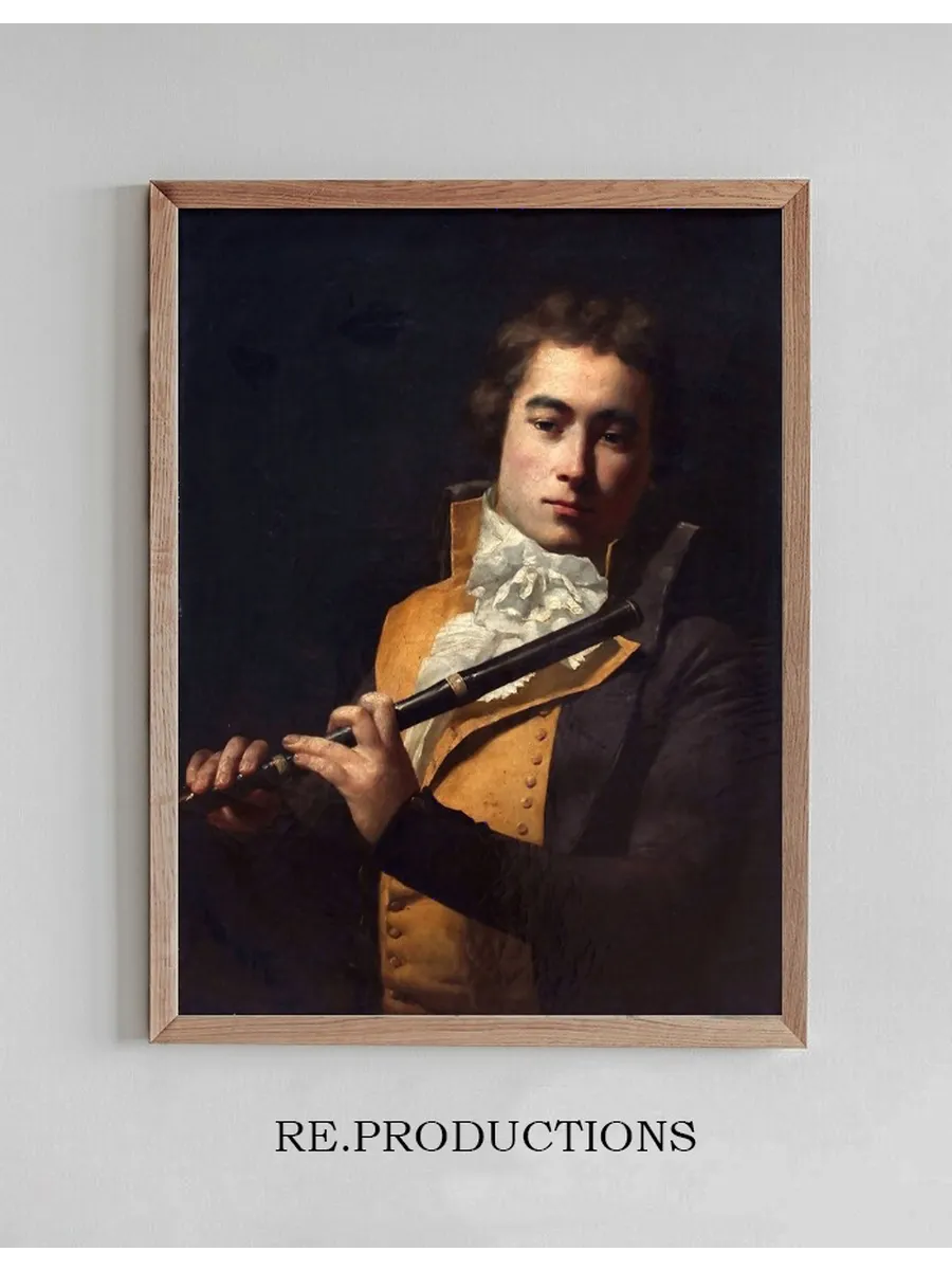 Portrait Of Flutist Fran ois Devienne