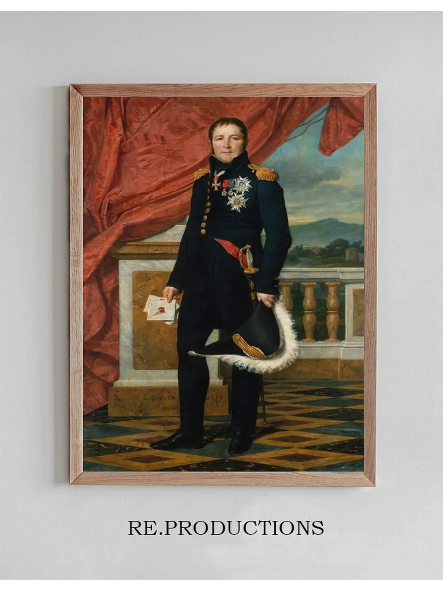 Portrait Of French Politician And Soldier tienne Maurice G rard