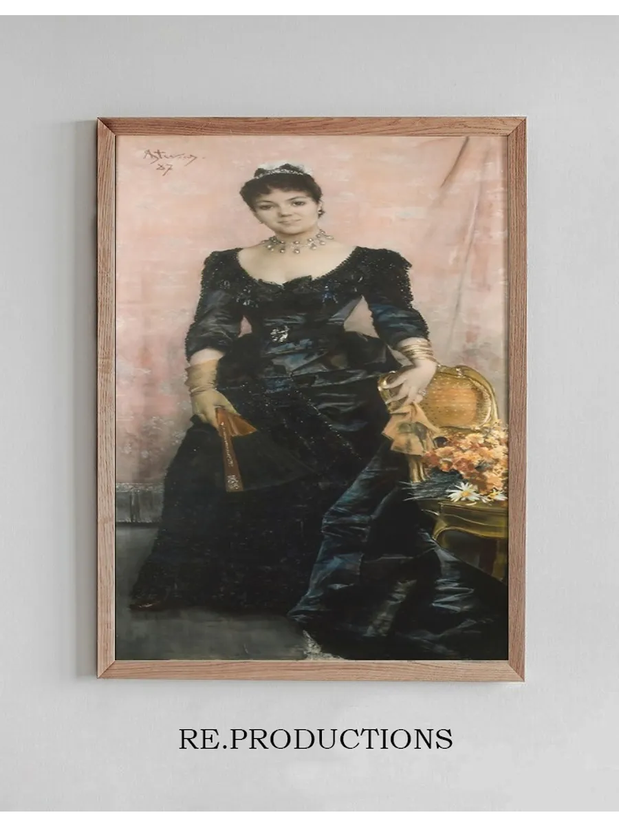 Portrait Of La Baronne Du Mesnil De Saint - Front