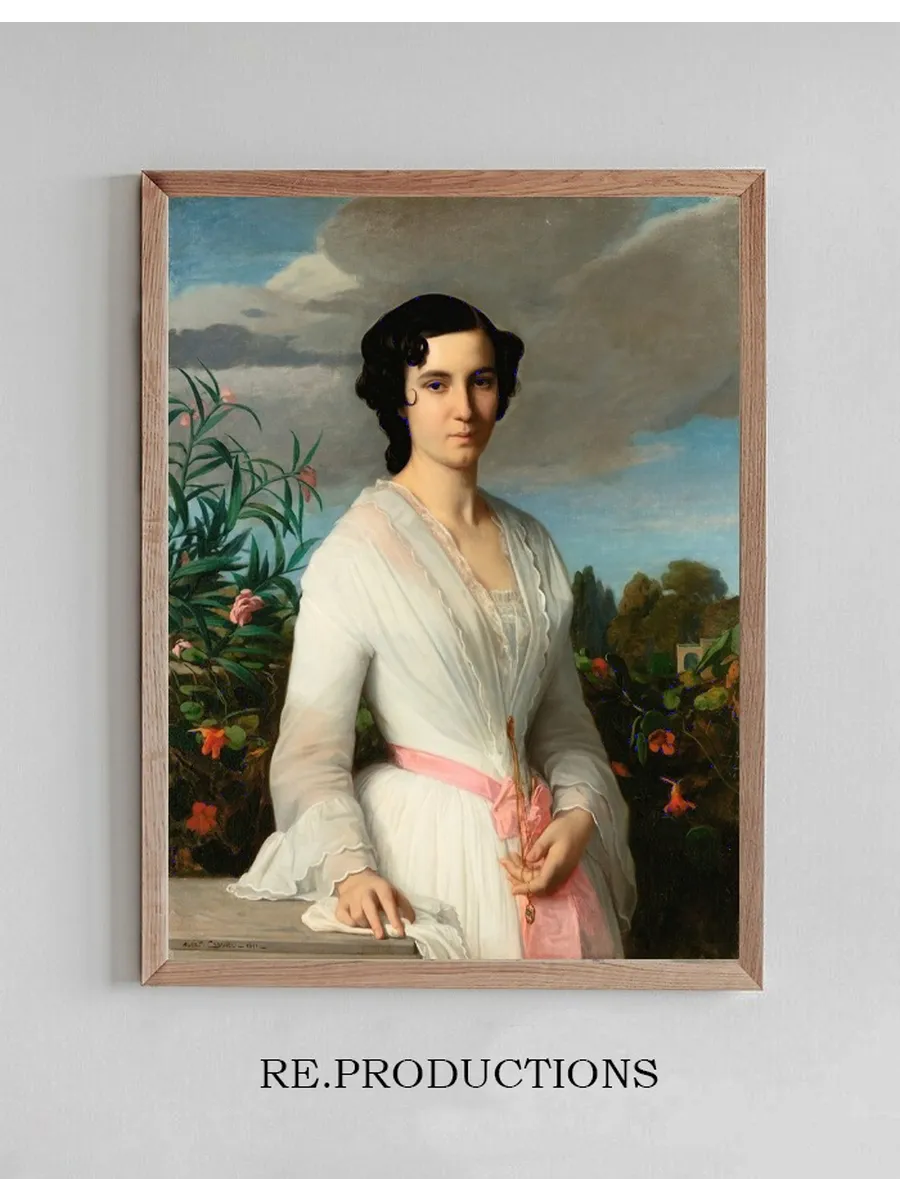 Portrait Of Mademoiselle Louise Mar's