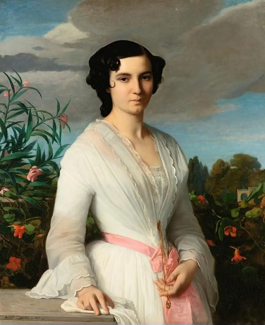 Portrait Of Mademoiselle Louise Mar's