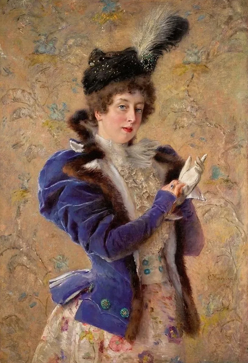 Portrait Of Maria Alexeevna Makovskaya