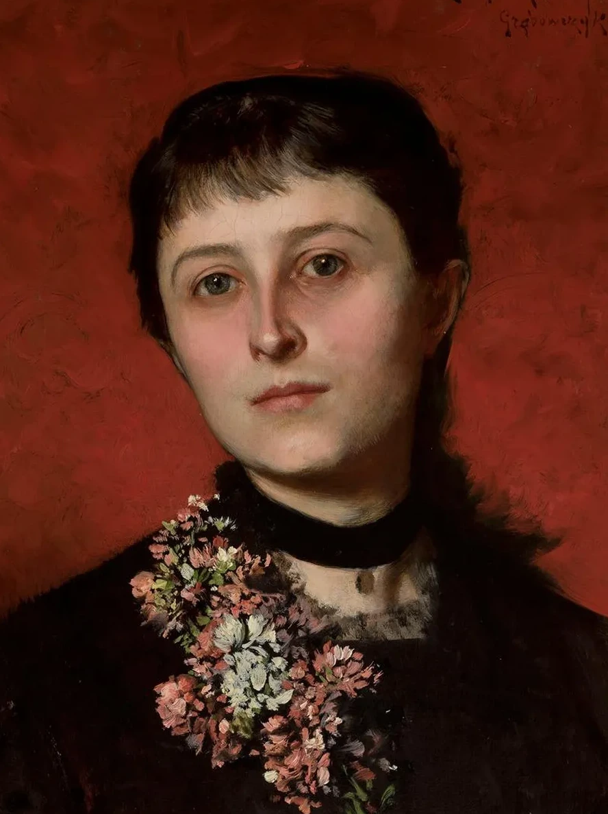Portrait Of Maria Godlewska N e Popiel