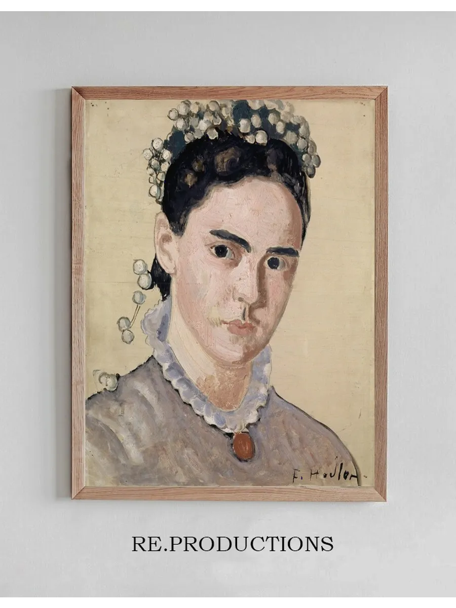 Portrait Of Marie Elise Bernhard - Hodler