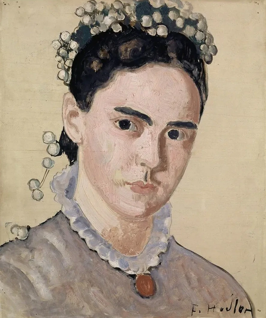 Portrait Of Marie Elise Bernhard - Hodler