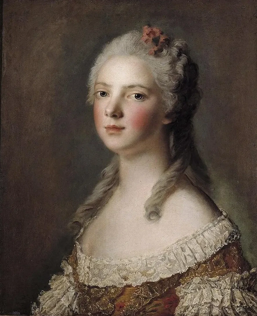 Portrait Of Marie - Ad la de Of France, Daughter Of Louis Xv, Known As Madame Ad la de