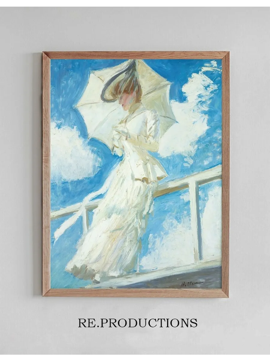 Portrait Of Mrs Helleu With An Umbrella